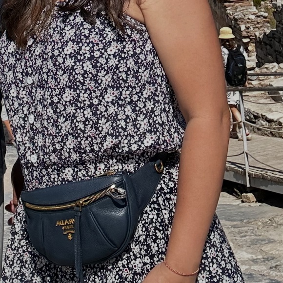 Prada Navy Leather Crossbody Bag - Picture 13 of 16